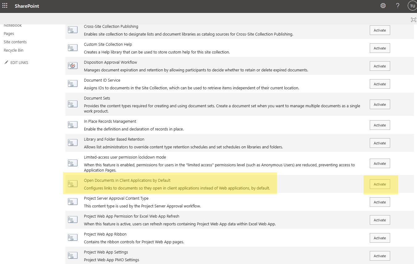 How to Automatically open SharePoint File in Desktop App